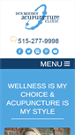 Mobile Screenshot of desmoinesacupunctureworks.com