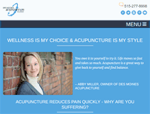 Tablet Screenshot of desmoinesacupunctureworks.com